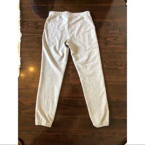 Grey sweatpants